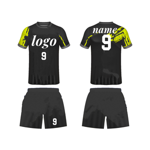 Camiseta de Fútbol Sublimada Personalizada para Hombre, Manga Corta, Cuello Redondo, Absorbe la Humedad, Ajuste Atlético, Uniforme de Fútbol de Poliéster para Toda Temporada - Product Image 6