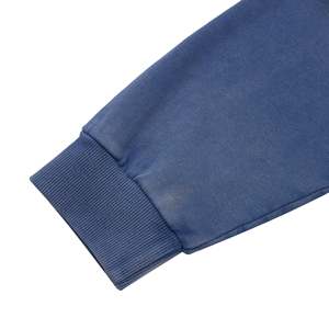 เสื้อฮู้ดดี้ผ้าคอตตอนผสมพิมพ์ลายสีพื้นสไตล์วินเทจ แขนยาว ทรงหลวม น้ำหนักเบา ขายดี - Product Image 5