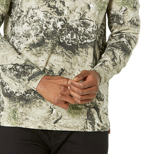 <b>Men's</b> Crew Neck Long Sleeve Printed <b>Pullover</b> Regular Fit Casual Summer Wear Knitted Breathable Camouflage Pattern - Product Image 5