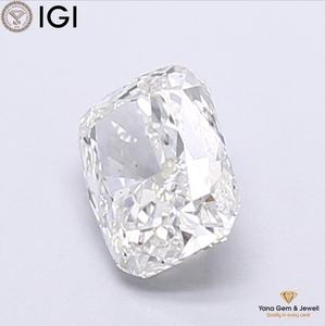 เพชร VS2 ความสะอาดระดับ F สี พร้อมใบรับรอง IGI รูปทรงคุชชั่น 2.50 กะรัต เพชร CVD ที่เพาะเลี้ยงในห้องปฏิบัติการ สำหรับแหวนออกแบบตามสั่ง - Product Image 5