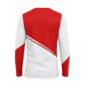 T-shirt à manches longues pour homme, imprimé sur mesure, en tissu extensible doux, pour la course, le fitness, l'entraînement, la gym, vêtements de sport, fournisseur en gros - Product Image 5