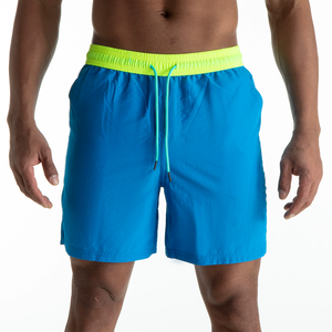 Custom Blank Swim <b>Trunks</b> <b>Men</b> Quick Dry 100% Polyester Anti-UV Elastic Waist Casual Breathable Eco-Friendly Waterproof Shorts - Product Image 4