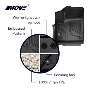 VinFast VF5 2023+ TPE Custom Fit High Quality All-Weather Non-Slip Premium Floor Protection <b>Car</b> Mats <b>Interior</b> From Vietnam - Product Image 4