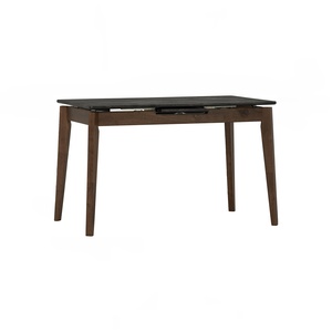 Elegante Mesa Extensible que Ahorra Espacio con Estructura con Acabado en Nogal para Apartamentos Pequeños y Comedores - Product Image 1