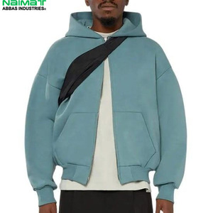 Sudadera con capucha y cremallera completa con ventilación lateral transpirable para hombre, ropa deportiva de entrenamiento, forro polar, paquete deportivo. - Product Image 4
