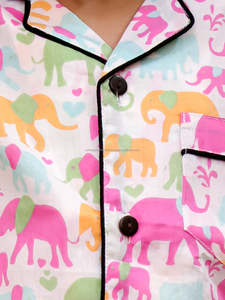 Ropa de dormir de algodón estampada exclusiva para niños, pijamas para niñas, ropa de casa, conjuntos de pantalones largos, precio al por mayor, ropa al por menor - Product Image 6