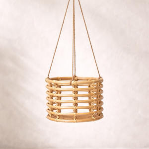 Cesta de mimbre de alta calidad para decoración de jardín exterior, maceta para plantas, soporte para plantas. - Product Image 5