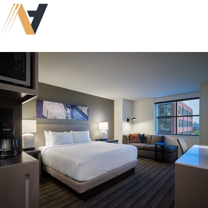 Muebles de Hotel de Alta Gama, MDF Resistente, Apilable, Cama Twin XL para Habitaciones de Huéspedes, Proyecto Hyatt, OEM, ODM, Fábrica en Vietnam, Apartamento - Product Image 2