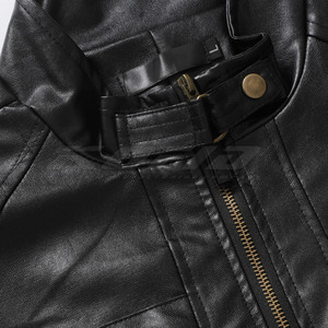 Veste en cuir pour homme, coupe ajustée, moderne, décontractée, pour un usage quotidien - Product Image 3