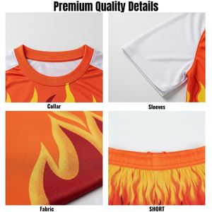 Conjunto de Camiseta y Pantalones Cortos de Fútbol Personalizados Profesionales a Precio de Fábrica con Logotipo y Número Personalizados - Product Image 5