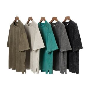 เสื้อยืดแขนยาววินเทจคุณภาพสูง 220 กรัม ผ้าฝ้าย 100% สำหรับฤดูร้อน แบบยูนิเซ็กซ์ เป็นมิตรกับสิ่งแวดล้อม แห้งเร็ว ระบายอากาศได้ดี ผ้าซาตินสั่งทำพิเศษ - Product Image 1