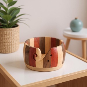 Wooden <b>Yarn</b> Bowls High Quality - Product Image 2