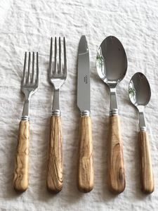 Juego de Cubiertos Elegantes de Lujo Francés, Cubertería de Metal con Acabado de Espejo, Apto para Lavavajillas, Ideal para Bodas y Eventos - Product Image 5