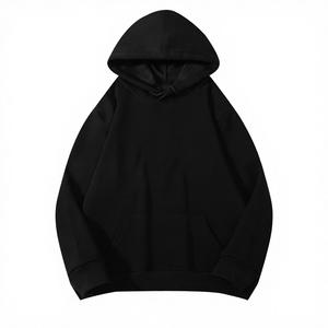 Sweat-shirt à capuche unisexe surdimensionné en molleton doux, mélange de coton, manches longues, décontracté, avec poche kangourou - Product Image 2