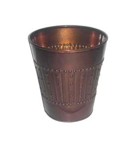 ถังขยะเหล็กโบราณตกแต่งลายลายนูนสำหรับตกแต่งบ้านสไตล์พรีเมียม - Product Image 6
