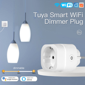 Smart Wi-Fi Power Socket Dimming <b>Plug</b> US EU UK Standard Tuya Smart Life App Compatible <b>for</b> Alexa Google Assistant - Product Image 1