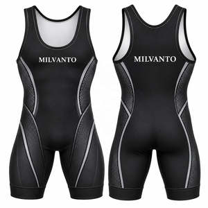 Singlet de Lucha Libre Personalizado Amarillo al por Mayor, Singlet de Gimnasio para Levantamiento de Pesas y Powerlifting, Ropa Deportiva de Compresión de Poliéster y Spandex - Product Image 4