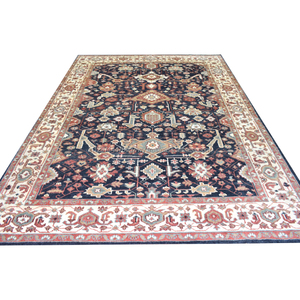 พรมทำด้วยมือสีเทา/ฟ้าพรมถักมือขนสัตว์ตุรกีซักได้8x10 9x12 10X14ฟุต - Product Image 3