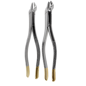 Juego de 2 Pinzas Manuales TC para Extracción Dental # 53L & # Herramientas ergonómicas de extracción quirúrgica de carburo de tungsteno para molares izquierdos/derechos 53R - Product Image 2