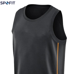 Maillot de basket-ball unisexe de couleur noire unie, vêtements de sport de qualité supérieure, respirant, uniformes de basket-ball courts personnalisés, dernier design - Product Image 5