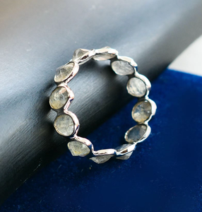 Anillo de Labradorita con Plata de Ley 925 para Mujer, Anillo de Labradorita para Usar, de Exportadores - Product Image 2