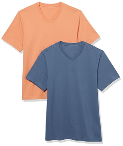 Men custom Plain peach blue Cotton T <b>Shirts</b> Short Sleeve Breathable quickdry streetwear t <b>shirt</b> slim fit gym workout wholesale - Product Image 1