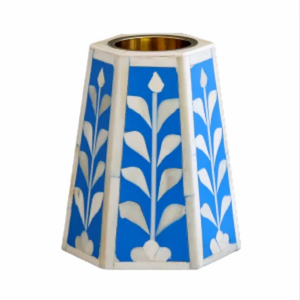 FAIZA CRAFT Hermoso Quemador de Incienso con Incrustaciones de Hueso y Bandeja de Resina de Sándalo, Modelo FC-3888 de Temporada de Primavera - Product Image 6