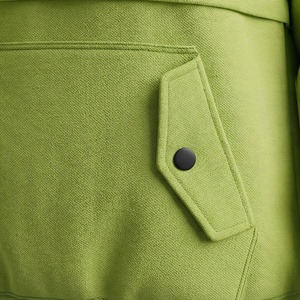 Streetwear Womens Hoodie Cotton <b>Polyester</b> Blended Custom Logo Printing Pullover Fleece Crop Top Apparel Fashion Design - Product Image 5