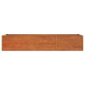 Grandes jardinières et bacs à fleurs durables en acier corten rouillé pour jardin - Product Image 4