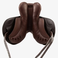 Selle de dressage et de cross-country professionnelle en cuir italien de haute qualité, modèle Western Monoflap, pour chevaux, avec arceau en plastique, pour la course anglaise, fabriquée en Inde.