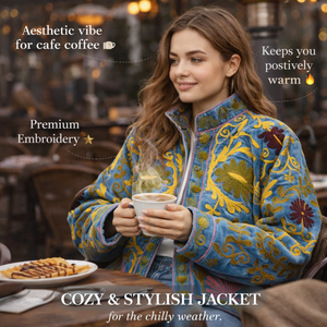 Chaqueta Bomber de Terciopelo Bordada a Mano Personalizada al por Mayor para Mujer, Abrigo de Boutique con Forro de Algodón Floral - Product Image 4