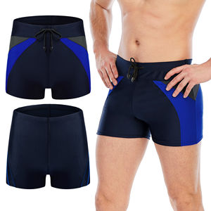 Shorts de bain décontractés pour hommes avec logo personnalisé imprimé par sublimation, tissu en toile 100% coton, séchage rapide, légers et respirants - Product Image 4