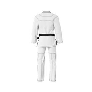 Kimono de Jiu-Jitsu Noir de Qualité Professionnelle en Coton Léger – Ensemble d'Entraînement de Grappling pour Hommes, Femmes et Adultes - Product Image 3