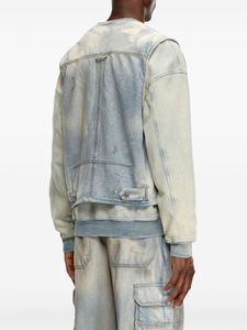Men's Oversized Vest and Pants Set | Multi-Pocket Woven Denim Utility Gear | Casual Spring Autumn Quick Dry <b>Suit</b> - Product Image 6