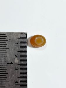 Natural Sulemani Akik Aqiq piedra preciosa corte ovalado naranja para la fabricación de joyas - Product Image 6