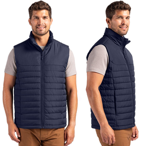 Gilets matelassés personnalisés avec logo, vestes d'équitation, vêtements d'hiver décontractés, vêtements d'extérieur, gilets rembourrés pour hommes, vestes matelassées. - Product Image 5