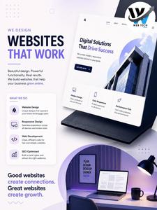 บริการออกแบบและพัฒนาเว็บไซต์แบบตอบสนองต่ออุปกรณ์ (Responsive Web Design & Development) |   บริการพัฒนาเว็บไซต์ธุรกิจแบบกำหนดเอง |   แบบกำหนดเอง, ตอบสนองได้ - Product Image 1