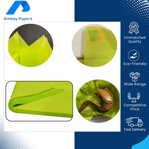 Wide Product Range Hot Selling Smooth Finish Recyclable Wood Pulp <b>Tissue</b> <b>Paper</b> for Gift Packing Use Available in Various Colors - Product Image 5