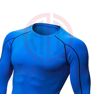 Conjunto de compresión deportiva de manga larga para hombre, nuevo diseño, camiseta y pantalones de compresión de cuerpo entero. - Product Image 4