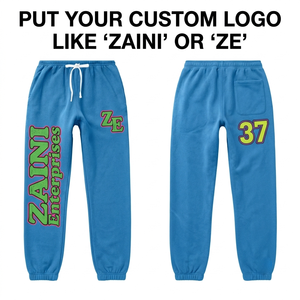 Pantalon de jogging pour homme ZAINI, tissu sergé en polyester premium 120 GSM, décontracté, mi-léger, écologique, résistant à l'eau, respirant, plissé - Product Image 1
