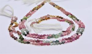 Cuentas de Turmalina Natural Multicolor en Forma de Triángulo Liso, Cuentas de Turmalina de Fantasía, Cuentas de Piedras Preciosas Sueltas, Precio al por Mayor, para Fabricación de Joyería - Product Image 6