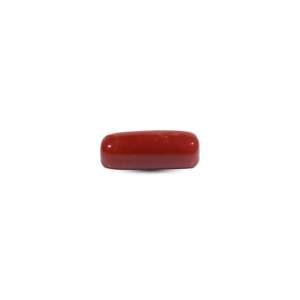 Natural Red Coral Oval Cabochon 11.15 Carat Loose Gemstone for Fine Jewelry - Product Image 3