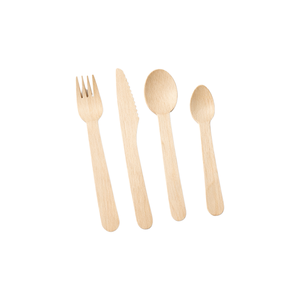 Gran oferta, juego de cubiertos de comedor ecológicos, cucharas y tenedor de madera biodegradables, cuchara biodegradable compostable de madera - Product Image 2