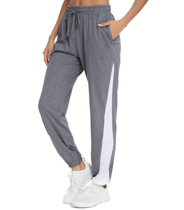 Pantaloni sportivi traspiranti grigi da <span class=keywords><strong>donna</strong></span> 2023, pantaloni larghi da jogging, pantaloni <span class=keywords><strong>oversize</strong></span> a gamba larga, streetwear a vita alta. - Product Image 5
