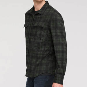 Collection de chemises à carreaux tendance décontractées en flanelle, boutonnées, chaudes et confortables, à manches longues - Product Image 4