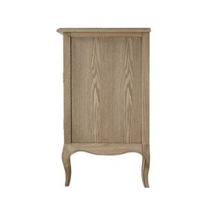 Kayla Contemporary Bedroom <b>Sideboard</b> with <b>Storage</b> Made of Solid Teak Wood Natural Finish for Indoor Use - Product Image 4