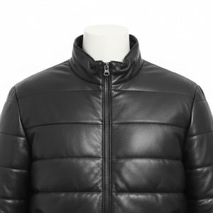 แจ็คเก็ตหนังคุณภาพสูงสั่งทำพิเศษสำหรับผู้ชาย แฟชั่นล่าสุดปี 2026 แจ็คเก็ตหนังผู้ชายแขนยาว - Product Image 2