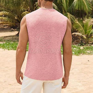Camisetas sin Mangas para Hombre, Deportivas, de Verano, para Gimnasio, Fitness, de Algodón, para Entrenamiento Muscular - Product Image 6