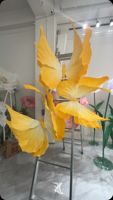 LANJO Décorations de papillons en papier crépon élégantes et de grande taille pour arrangements floraux, toile de fond pour événements de mariage, utilisation extérieure, vente en gros à bas prix