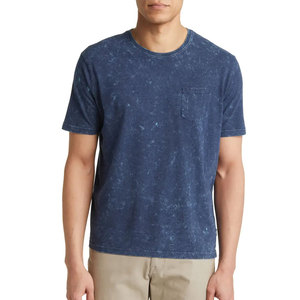 Camiseta de Moda Urbana con Lavado Ácido para Hombre, Tela de Algodón Lavado de Tacto Suave, Corte Relajado, Cómoda y Casual - Product Image 1